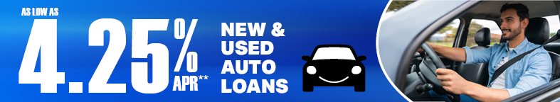 As low as 4.99%25 APR New & Used Auto Loans